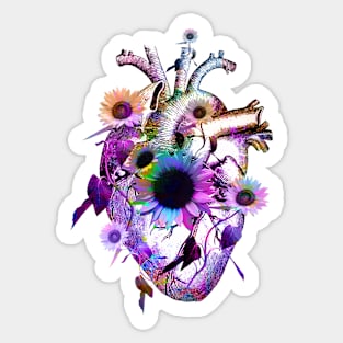 Floral heart 18 Sticker